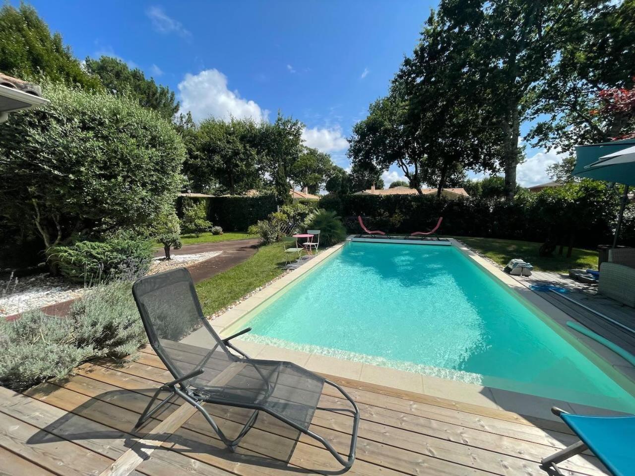 Villa Avec Piscine Andernos Les Bains Kültér fotó