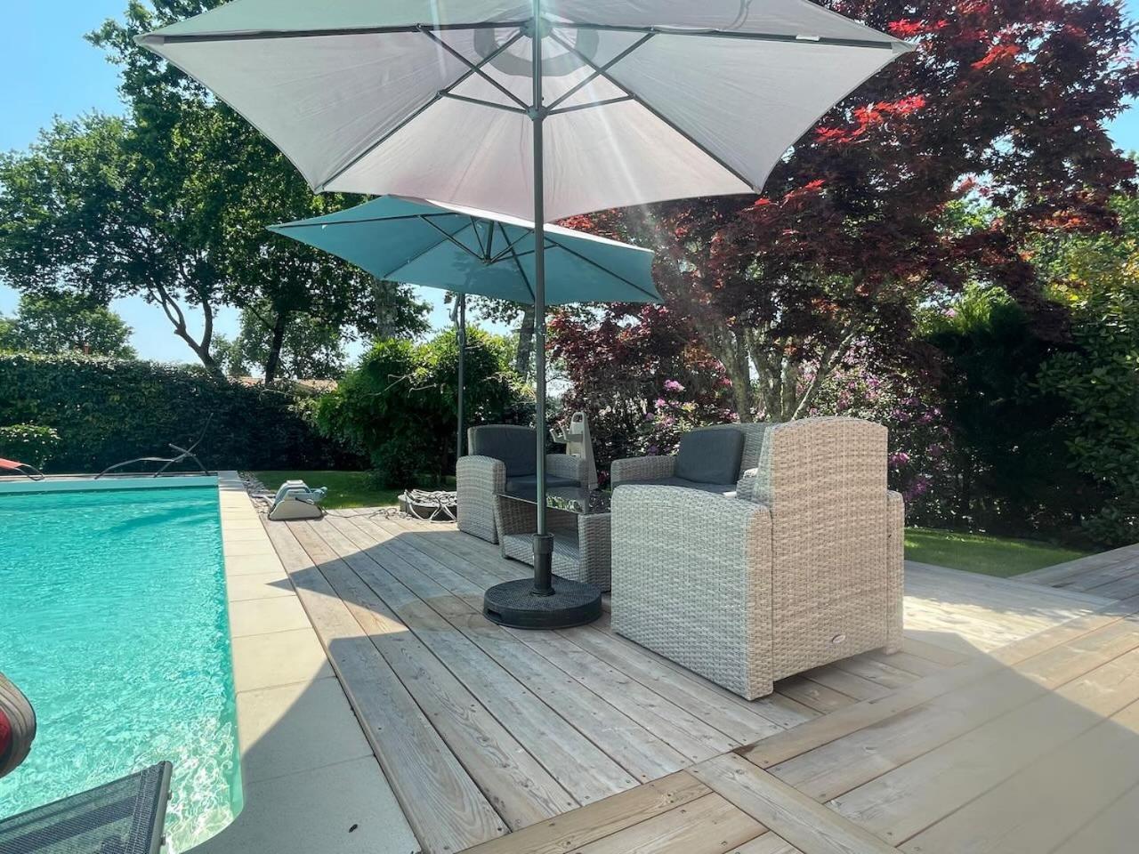 Villa Avec Piscine Andernos Les Bains Kültér fotó